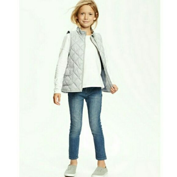 Old Navy Girls Quilted Puffer Vest Size XS 5 - Picture 1 of 10